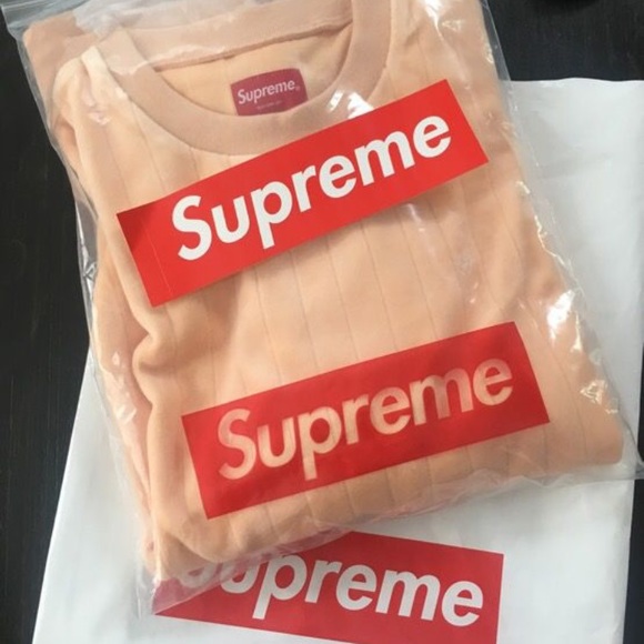 supreme velour crewneck